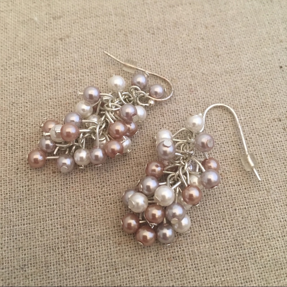 Pastel beaded earrings